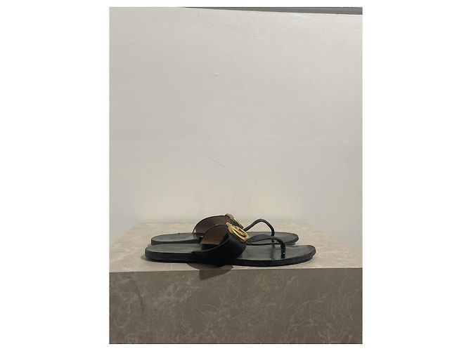 Sandali GUCCI T.EU 37 Pelle Nero