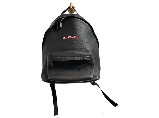 Rucksäcke BALENCIAGA T. Leder Schwarz