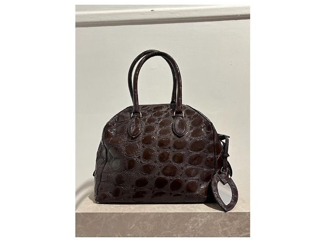 Alaïa Bolsos ALAIA T. Cuero Castaño