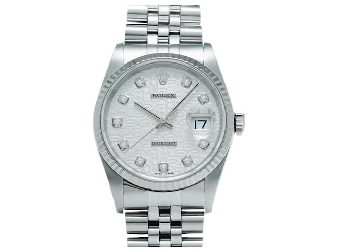 Rolex Datejust 10P Diamond 16234G P Series Men's Watch  ref.2102686