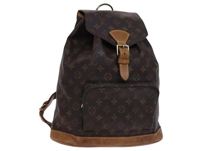 LOUIS VUITTON Mochila Monogram Montsouris GM M51135 LV Auth ep7788 Monograma