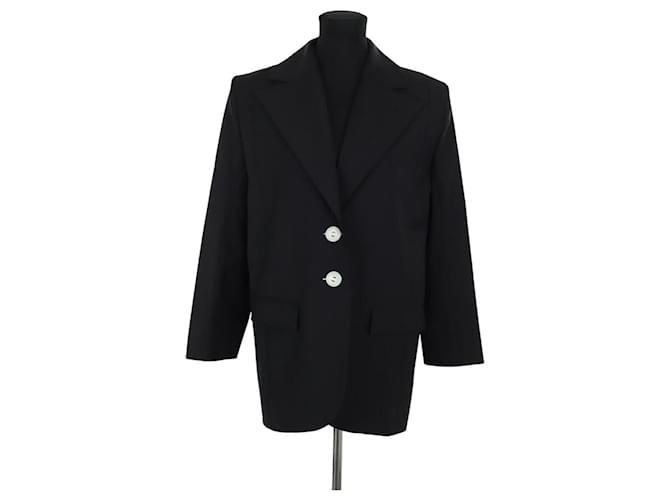 Autre Marque Wool blazer Black  ref.2103253