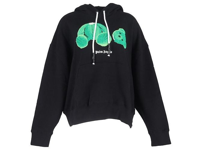 Hoodie Palm Angels Kill The Bear em algodão preto