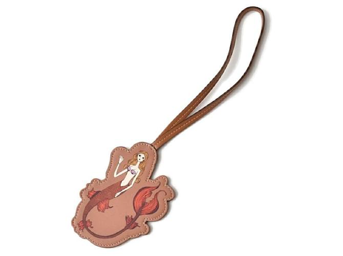 Tod's Leather Bag Charm Keychain Mermaid Limited Edition Multiple colors  ref.2103482