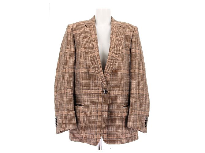 Chaqueta DRIES VAN NOTEN T.FR 38 Algodón Castaño