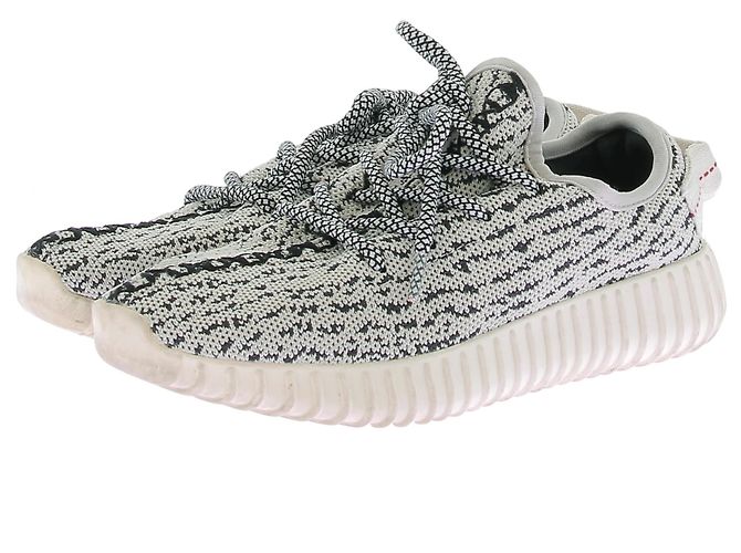 Baskets ADIDAS T.EU 37 Polyester Blanc