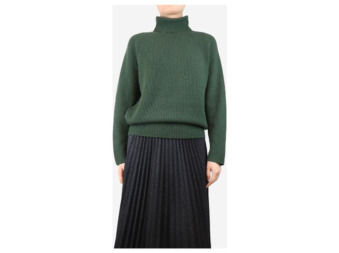 Gabriela Hearst Grüner Rollkragenpullover - Größe S