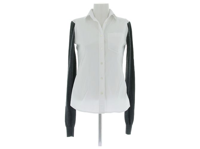 DOLCE & GABBANA Tops T.IT 40 Algodón Blanco