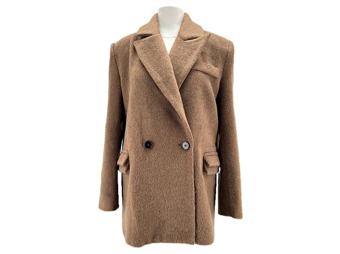 Autre Marque NON SIGNE / UNSIGNED Jackets T.International M Wool Brown