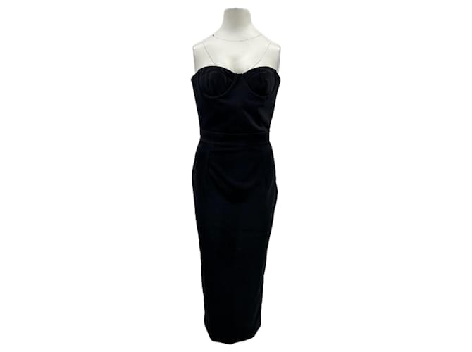 Autre Marque NUEVAS LLEGADAS Vestidos T.FR 34 Poliéster Negro