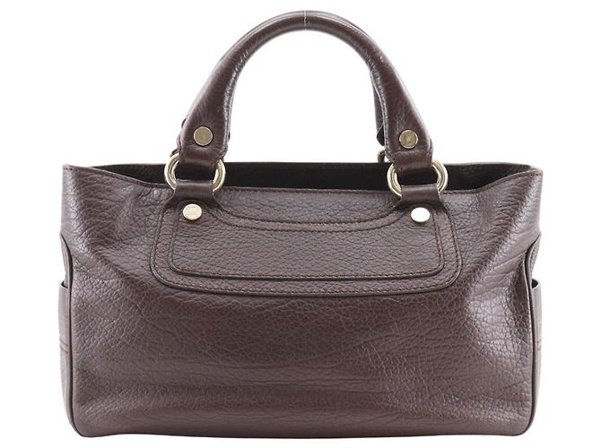 Céline Bolsa de mão Celine Boogie Bag Marrom