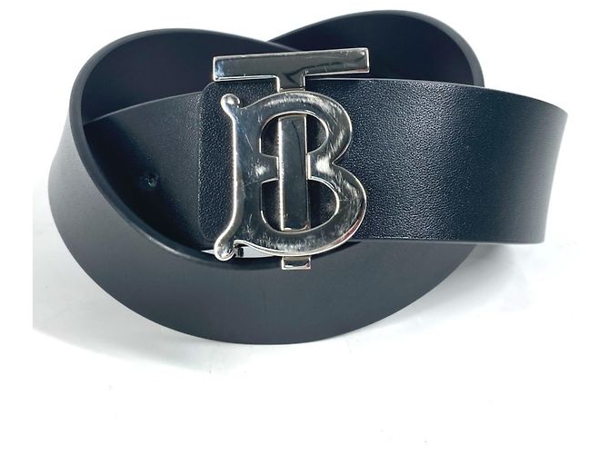 Burberry TB Logo Leather Men's Belt