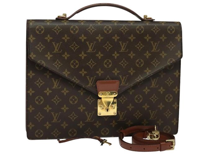 LOUIS VUITTON Monogram Porta Documentos Bandoleira Bolsa M53338 Auth ep7782 Monograma