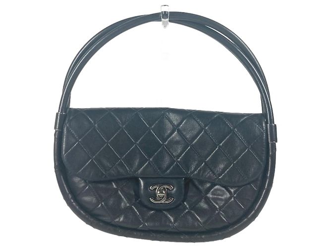 Borsa Chanel Hula Hoop Matelassé CC Nero