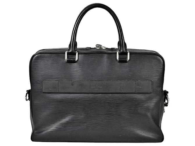Louis Vuitton Epi Leather Shoulder Bag Black  ref.2105417