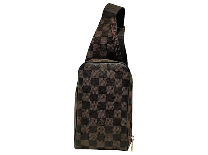 Louis Vuitton Damier Geronimos Shoulder Bag Brown  ref.2105542