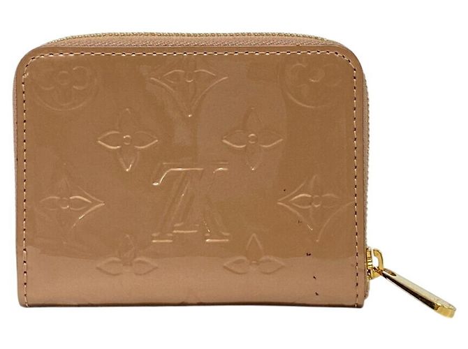 Monedero Monogram Vernis de Louis Vuitton Beige