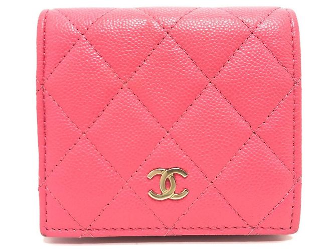 Chanel Pink Bi-Fold Wallet
