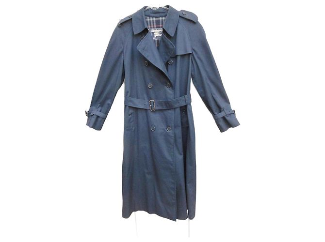 Trench Burberry blu navy