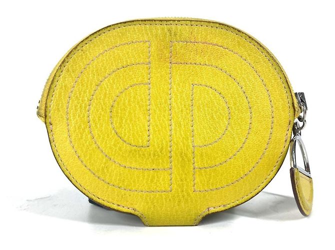 Hermès Hermes Loop Geldbörse Gelb