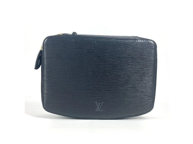 Louis Vuitton Make-up-Täschchen Monte Carlo Epi von Hermès Schwarz