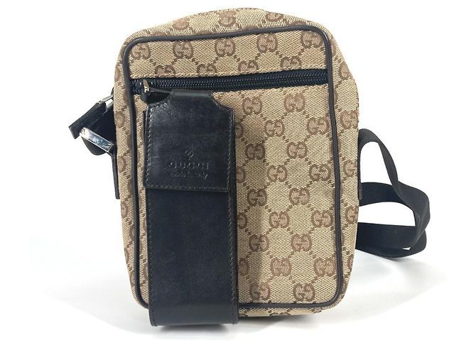 Pochete GG Gucci 018-1619 Marrom Bege