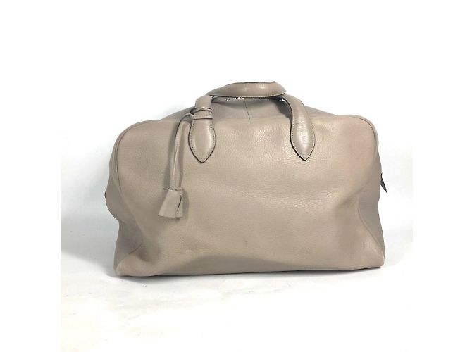 Hermès Bolsa de Ombro Hermes Victoria 43 Bege