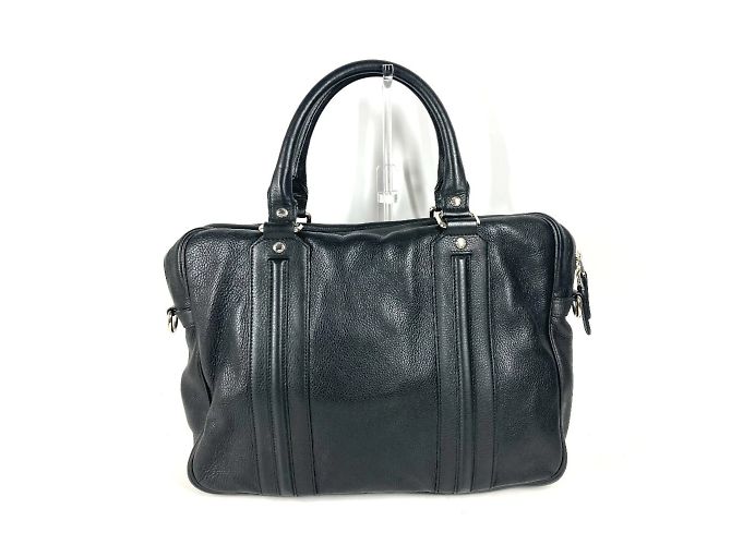 Borsa in pelle nera Gucci Nero