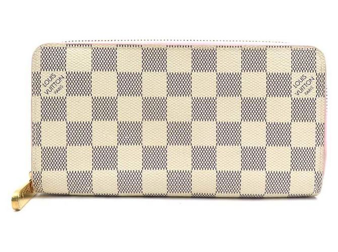 Cartera larga Damier Azur Louis Vuitton Rosa Azul