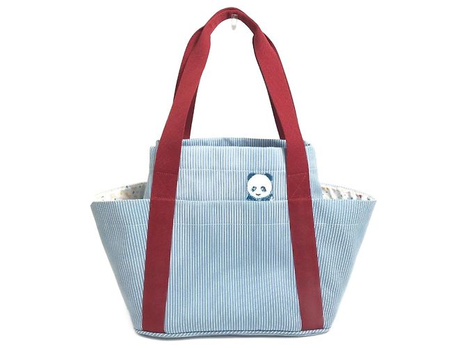 Hermès Borsa per mamma Hermes Panda Passpass Rosso Blu 