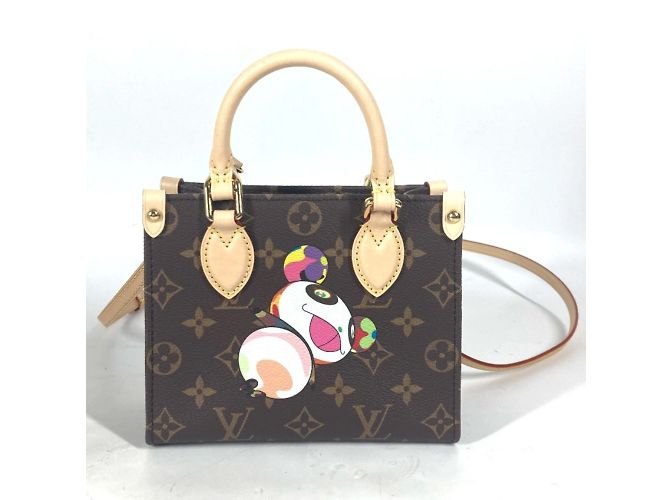Sac à main Louis Vuitton Monogram Takashi Murakami Marron