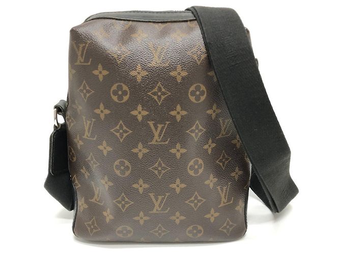 Louis Vuitton Monogram Macassar Torres PM Schultertasche Braun Schwarz