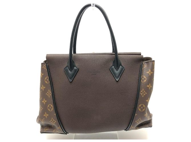 Monogram Tote-Handtasche von Louis Vuitton Braun Schokolade