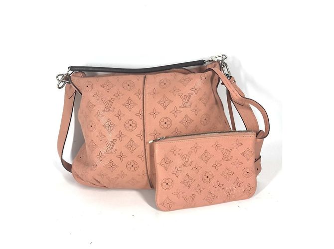 Bolsa transversal Louis Vuitton Mahina Selene PM Marrom Rosa