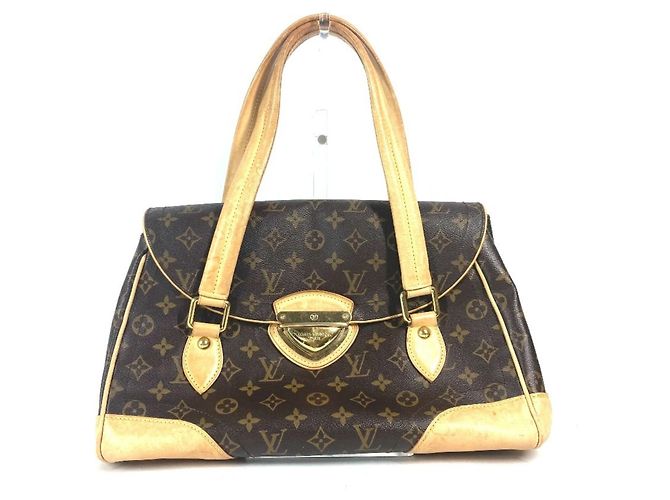 Sac à main Beverly GM Monogram Louis Vuitton Marron Monogramme