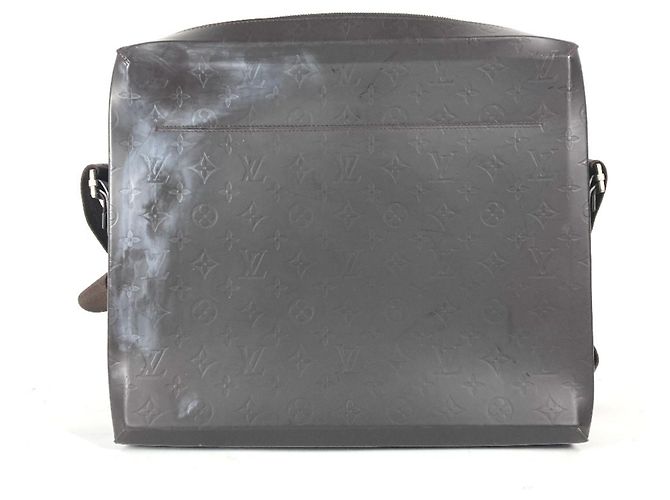 Borsa Steve Monogram Glacé Louis Vuitton Marrone