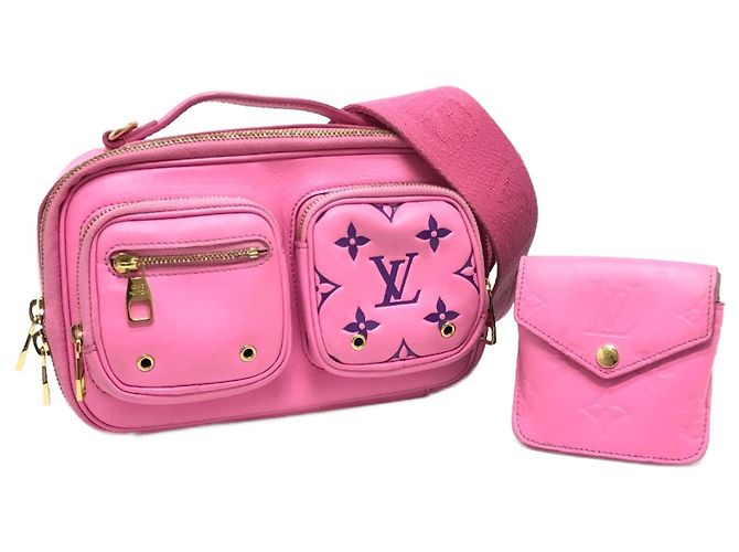 Bolsa Crossbody Utility M59244 da Louis Vuitton Marrom Rosa