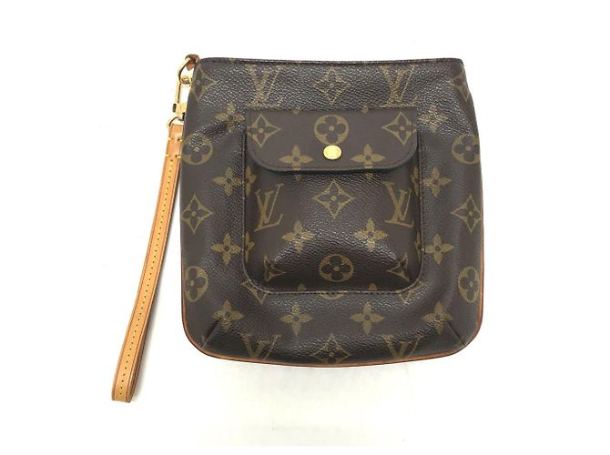 Pochette Partition Monogram Louis Vuitton Marron