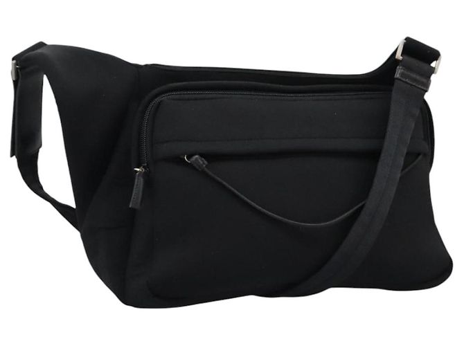Borsa a Spalla PRADA in Nylon Nero Auth EC354