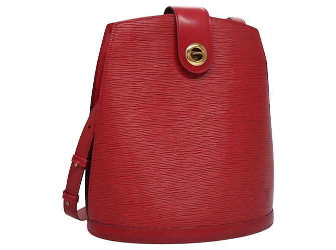 LOUIS VUITTON Borsa a Spalla Epi Cluny Rossa M52257 LV Auth EC406 Rosso
