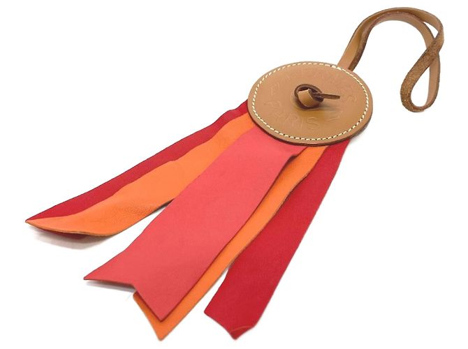 Hermès Chaveiro charm da bolsa Flotte Paddock Hermes Multicor