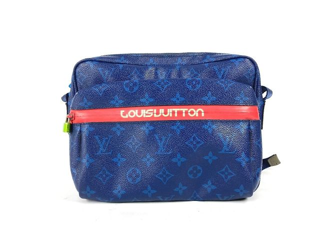 Louis Vuitton Monogram Pacific Messenger PM Bag Red Blue Green