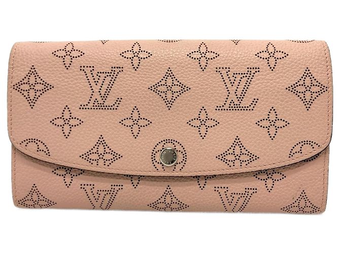 Louis Vuitton Monogram Mahina Iris Geldbörse Pink