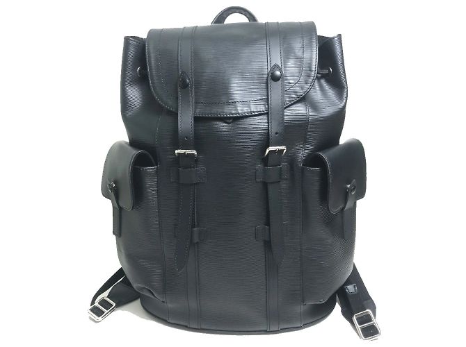Louis Vuitton Epi Christopher PM Backpack Black