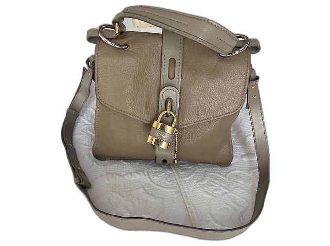See by Chloé Sac à main Chloé aby lock Kaki