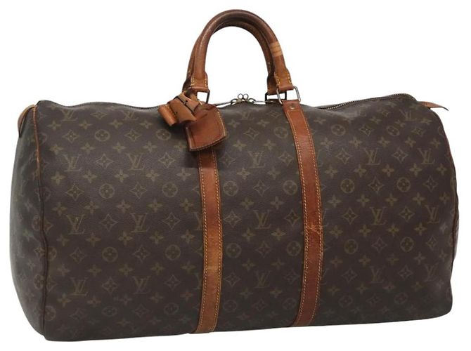 LOUIS VUITTON Monogram Keepall 55 Sac de Boston M41424 LV Auth bs23192 Monogramme