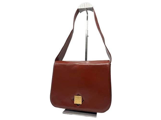 Vintage Givenchy 4G Leather Bag Brown