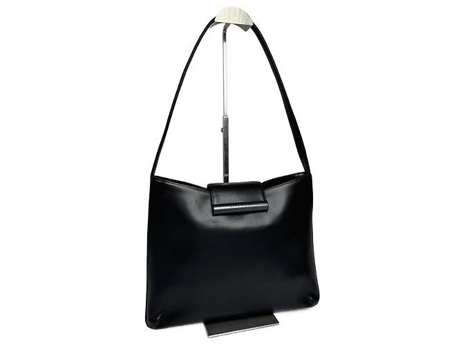 Vintage Givenchy Whip Ledertasche schwarz