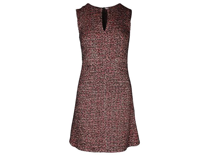 Diane Von Furstenberg DvF Yvette Tweedkleid Mehrfarben