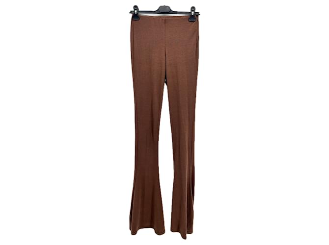 Autre Marque NON SIGNE / UNSIGNED Trousers T.International S Polyester Brown  ref.2109210